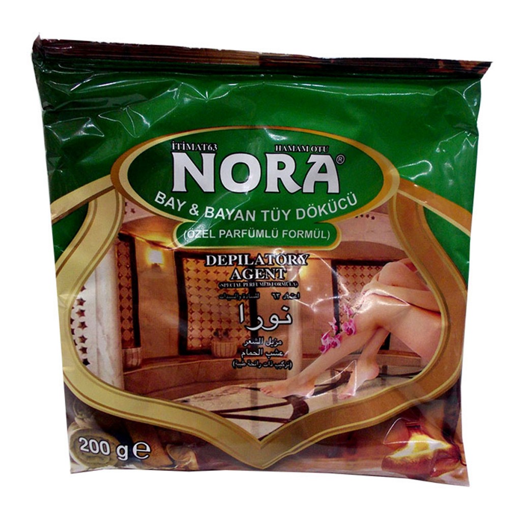 Nora Tüy Dökücü Toz Hamam Otu Bay Bayan Tkrb.170-200 Gr X 10 Paket