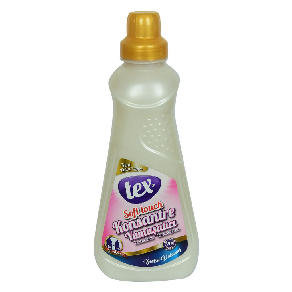 Tex Soft Touch Konsantre Yumuşatıcı İpeksi Dokunuş Kalıcı Parfüm 60 Yıkama 1500 Ml