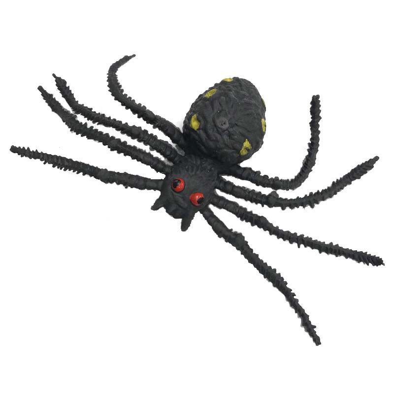Cadilar Bayrami Halloween Şaka Örümcek Si̇yah Renk 6'Li Set