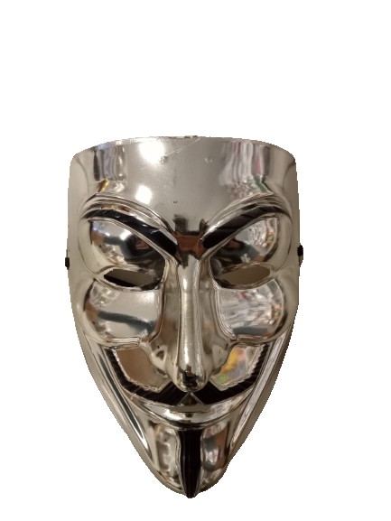 Cadilar Bayrami Halloween Vennat Gümüş Maske