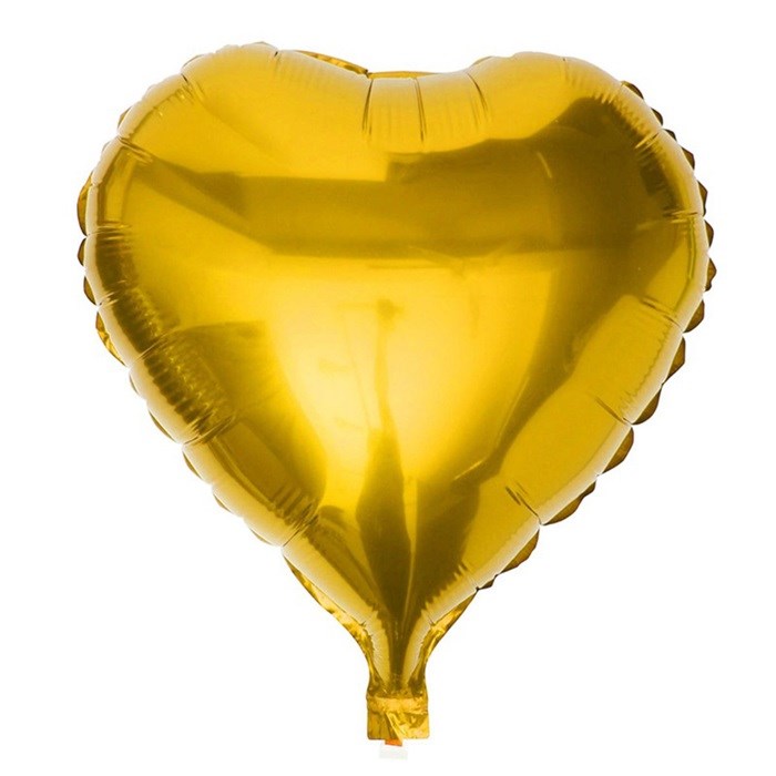Folyo Balon Kalp Gold 24''