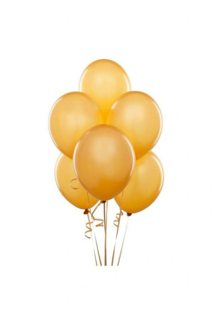 Lateks Balon Metali̇k Gold 12'Li̇