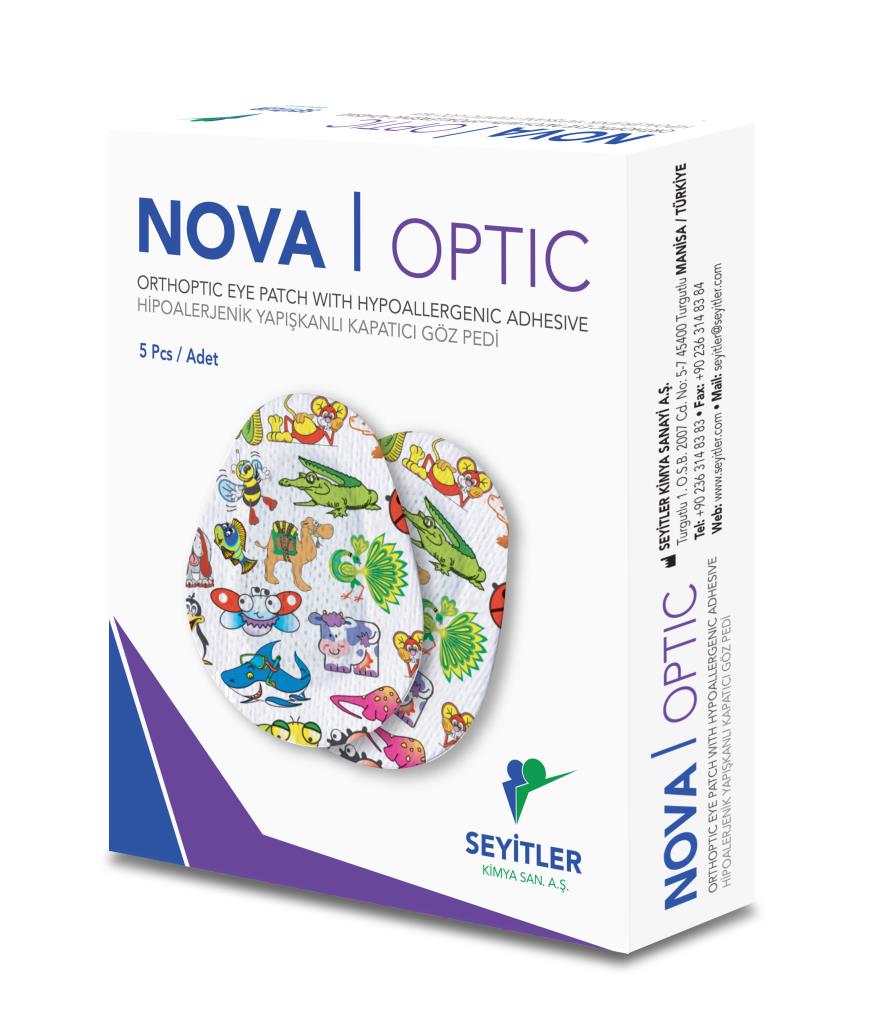 Nova Opti̇k Steri̇l Çocuk Göz Pedi̇ 5 Li̇ 1 Paket (Göz Kapma Bandı)