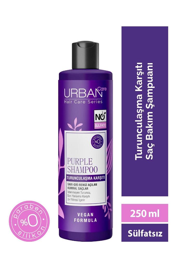 Urban Care Mor Turunculaşma Karşıtı Saç Bakım Şampuanı - Sülfatsız - Vegan - 250 Ml