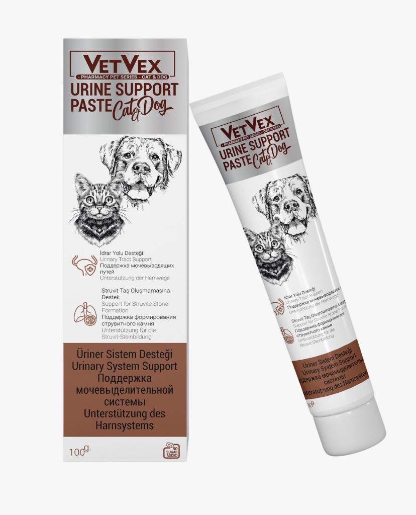 Vetvex Uri̇nary Pasta 100 Gr Kedi̇ Ve Köpekler İçi̇n İdrar Yollari Ve Taş Oluşumu Engelleyi̇ci̇